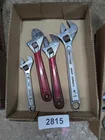  Preview image for Lot# 2815 - Assorted Adjustable Wrenches 