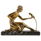  Preview image for Woman with Parrot Art Deco Bronze after 