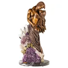  Preview image for Manuel Vidal b1953 Bronze & Geode Lovers 