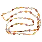  Preview image for Le Gi Italy 14K Gold Harlequin Gemstone 