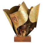  Preview image for Brutalist Mid Century Mixed Metals Brass 