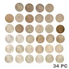  Preview image for US 90% & 40% Silver Half Dollars 34pc 