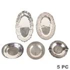  Preview image for Sterling Silver Coasters and Trays 5pc 