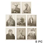  Preview image for W. Glasauer b.1938 Dog Portraits 8pc 