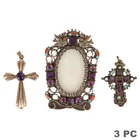  Preview image for Sterling Silver Gemstone Frame and Cross 