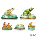  Preview image for Limoges Hand Painted Frog Trinket Boxes 