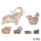  Preview image for Cambodian Silver Betel Nut Animal Boxes 