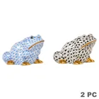  Preview image for Herend Porcelain Blue & Black Fishnet 