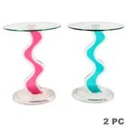  Preview image for David Muniz Pair of Lucite Post Modern 