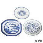  Preview image for Chinese Canton Blue and White Platters 