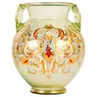  Preview image for Antique Green Enameled Bohemian Style 
