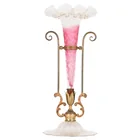  Preview image for Victorian Bronze and Cranberry Glass 