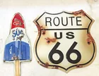  Preview image for Lot# 1813c - Tin Signs: Rocket Popsicle  
