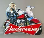  Preview image for Lot# 1858 - Budweiser Motorcycle Cardboa 