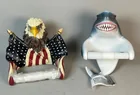  Preview image for Lot# 1868 - Patriotic Eagle and Shark To 