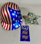  Preview image for Lot# 2131 - Patriotic Hard Hat, Star Orn 