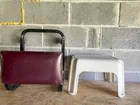  Preview image for Lot# 2263a - Padded Mechanic Stool and P 