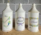  Preview image for Lot# 2280a - Three Ceramic Apothecary Ja 