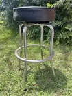  Preview image for Lot# 2306a - Metal Bar Stool with Black  