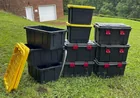  Preview image for Lot# 2334 - Nine Plastic Storage Bins wi 