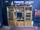  Preview image for Lot# 2345 - Oak-Finish Wood Entertainmen 