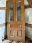  Preview image for Lot# 2358 - Wood Entry Door with Leaded  