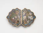  Preview image for A Chinese cloisonné belt buckle 