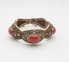  Preview image for A Chinese gold-plated silver and coral 