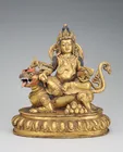  Preview image for A Sino-Tibetan gilt brass figure of a 