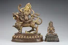  Preview image for A Sino-Tibetan copper alloy figure of a 