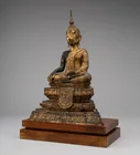  Preview image for A Thai Rattanakosin gilt bronze buddha, 