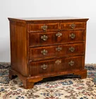  Preview image for An 18th c. rosewood chest with banded 