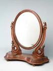  Preview image for A Victorian mahogany mirror, 26 1/2 x 25 
