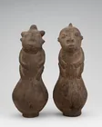  Preview image for Two Mangbetu figurative pottery vessels, 
