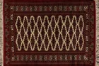  Preview image for A Turkman hand-knotted wool rug, 4' 7 