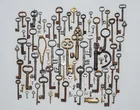  Preview image for A collection of antique keys of various 