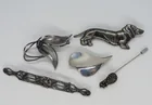  Preview image for 5 VINTAGE STERLING BROOCHES 