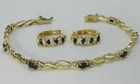  Preview image for GOLD-TONE STERLING BRACELET & EARRINGS 