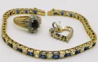  Preview image for GOLD-TONE STERLING SAPPHIRE COLOR 