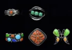  Preview image for STERLING RING LOT, TAXCO & TOWLE, 5 PCS 