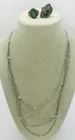  Preview image for LIQUID STERLING NECKLACE & TWO RINGS 