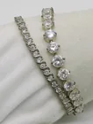  Preview image for TWO STERLING TENNIS BRACELETS 