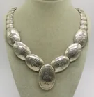  Preview image for NAVAJO STERLING PILLOW BEAD NECKLACE 
