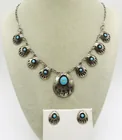  Preview image for STERLING BEAR CLAW NECKLACE & EARRINGS 