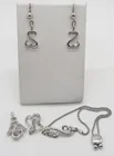  Preview image for OPEN HEART 925 EARRINGS, BRACELET & 