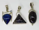  Preview image for STERLING LAPIS & SODALITE PENDANTS 
