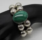  Preview image for TAXCO MEXICO STERLING MALACHITE BEAD 