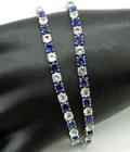  Preview image for STERLING BLUE & WHITE BRACELETS 
