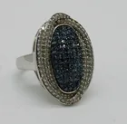  Preview image for BLUE & WHITE DIAMOND, 925 RING 