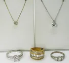  Preview image for STERLING & GOLD-TONE NECKLACES & RINGS 